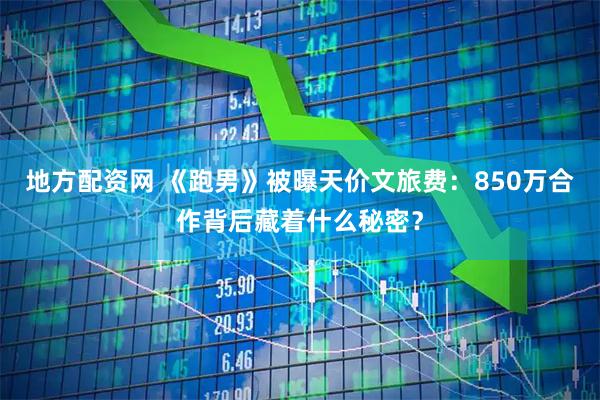 地方配资网 《跑男》被曝天价文旅费：850万合作背后藏着什么秘密？